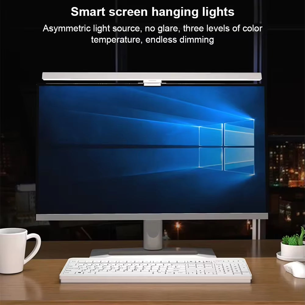 50Cm Monitor Light Bar USB Desk Lamp Stepless Dimming Screen Hanging Reading Light for Study Table Top